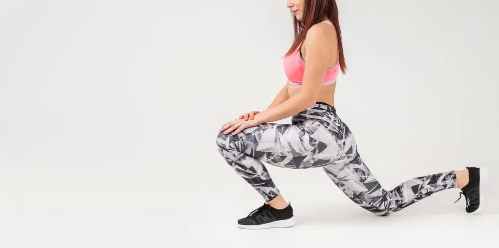 walking lunge glute focused