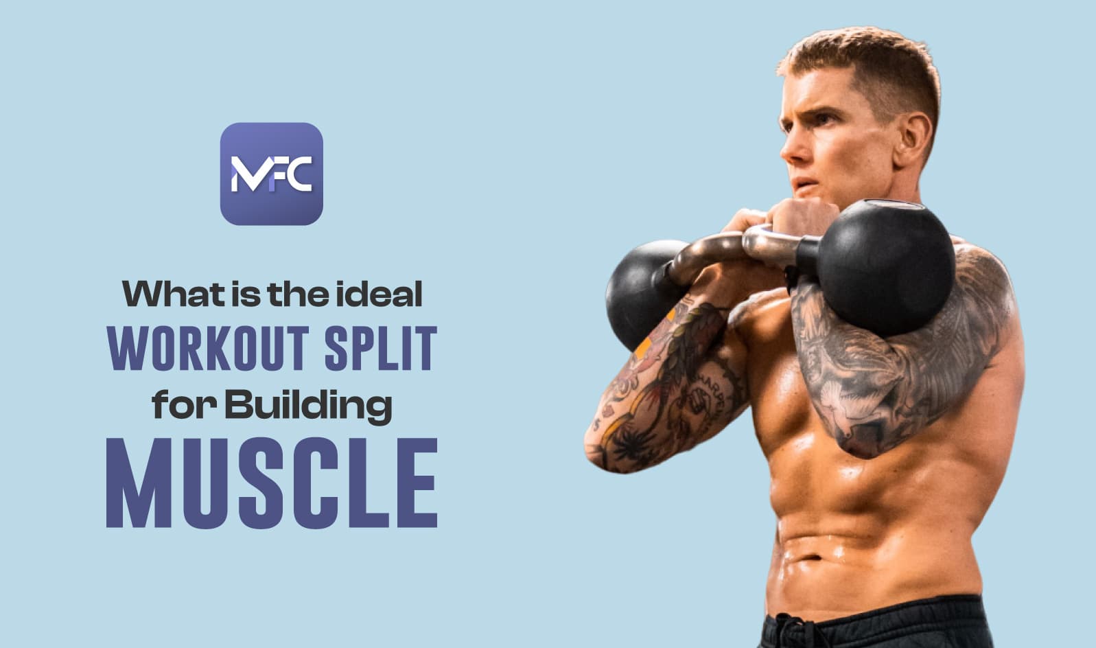 what is the ideal workout split for building muscle