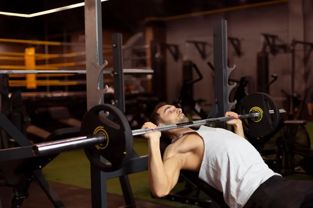 standing bench press