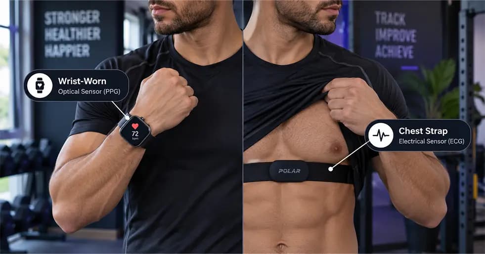 Wearable Heart Rate Monitor: 4 Types & Which One You Need